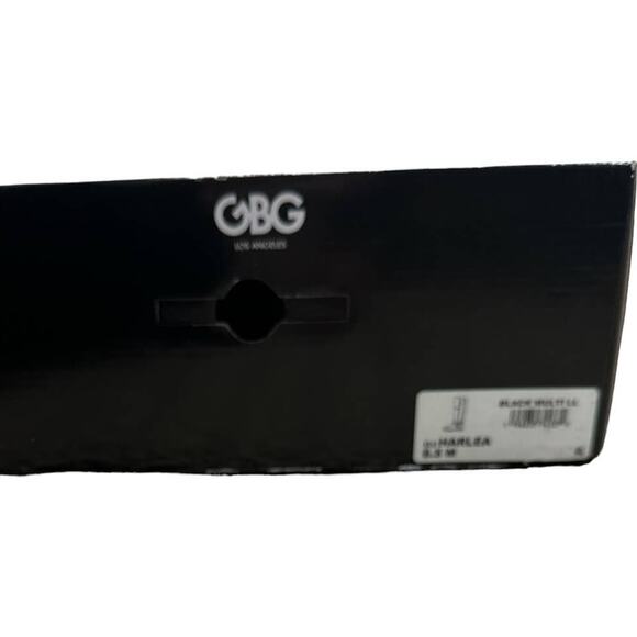 GBG Los Angeles Harlea Harness Knee High Boot NIB Size 6.5M Black - Picture 9 of 9